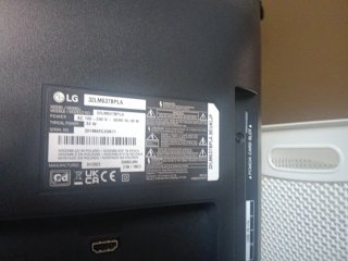 Televisor LG Negro 32 pulgadas  Precio negociable