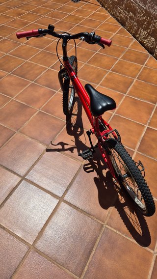 Bicicleta infantil 20 roja
