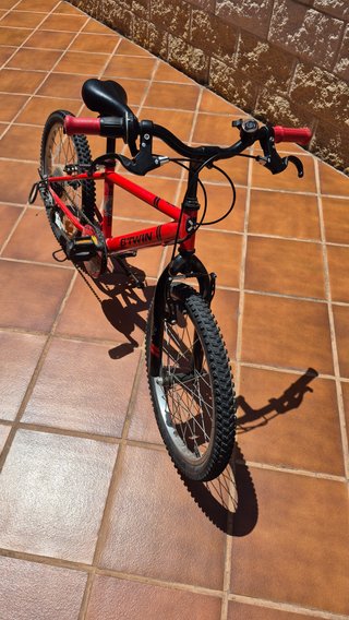 Bicicleta infantil 20 roja