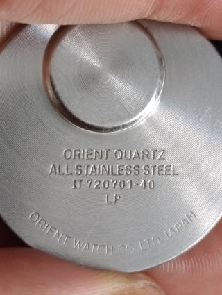 Orient Lote 5 tappi di orologio vintage Orient