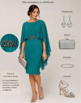 Vestido fiesta talla S (Nuevo)