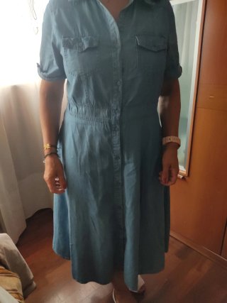 Vestido vaquero vuelo