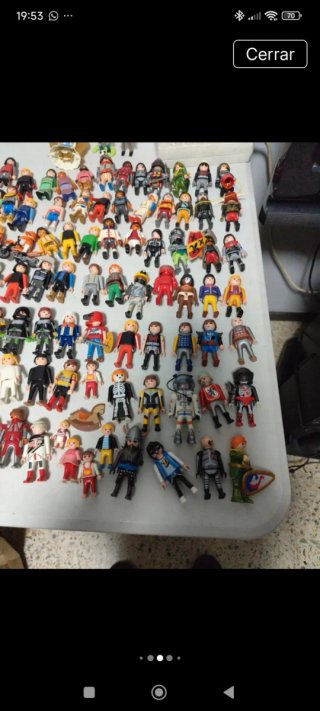 Lote Juguetes Playmobil animales y muñecos.