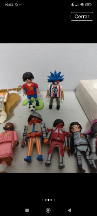 Lote Juguetes Playmobil animales y muñecos.