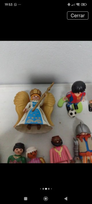 Lote Juguetes Playmobil animales y muñecos.