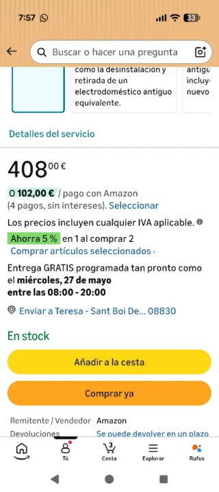 Lavavajillas Bosch COMO NUEVO