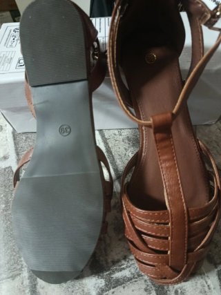 Sandalias Marrones Talla 39