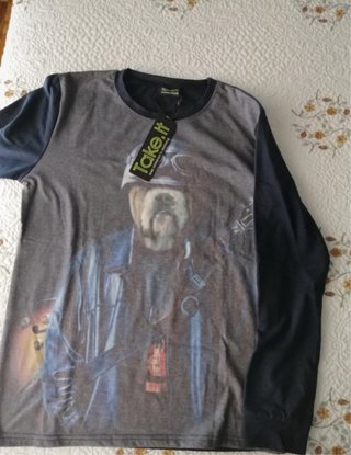 Camiseta manga larga Take it niño talla 16 años