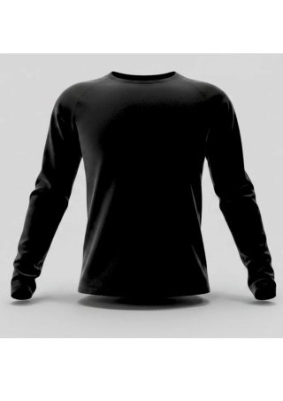 Camiseta manga larga azul electrónico.