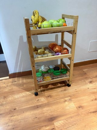 Carrito Organizador Multiusos con Ruedas