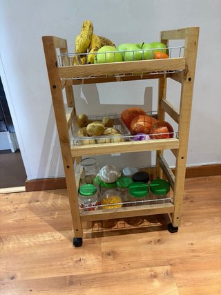 Carrito Organizador Multiusos con Ruedas