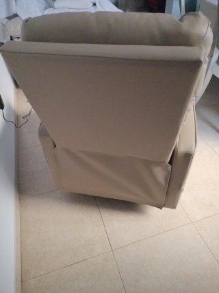 Sillón relax reclinable beige