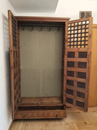 Armario Ropero Antiguo Estilo Castellano