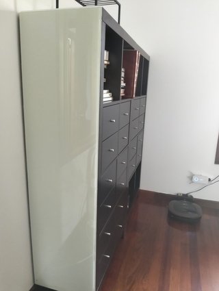 Muebles modulares negros