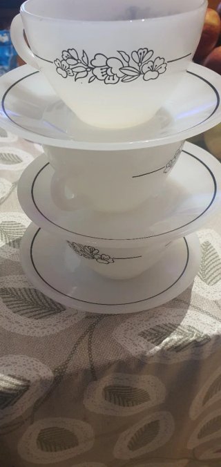 Juego de café vintage porcelana floral