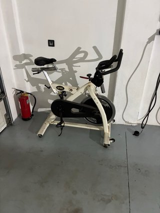 Bicicleta Estática Blanca