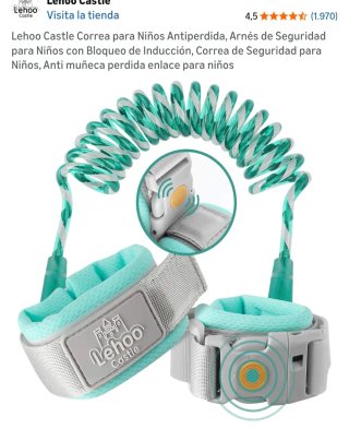 Arnés seguridad niños para muñeca Lehoo Castle