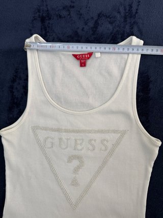 Top Guess Tirantes Blanco Talla S