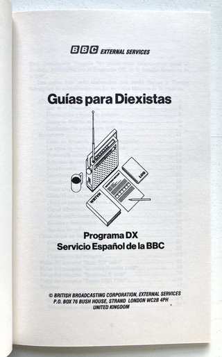 GUÍAS PARA DIEXISTAS, PROGRAMA DX DE LA BBC