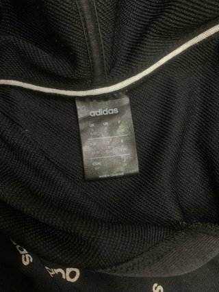 Felpa lunga Adidas nera