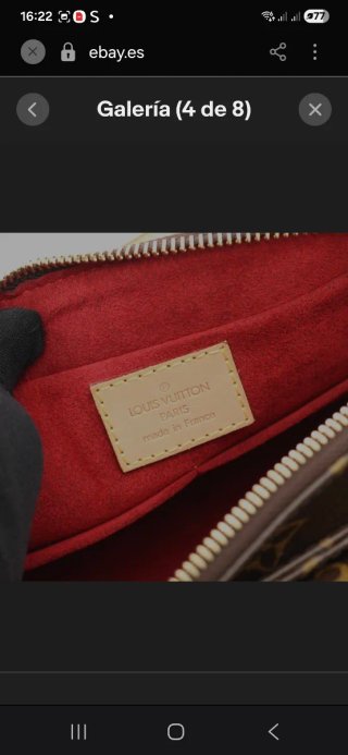 Bolso Louis Vuitton Marrón Mujer