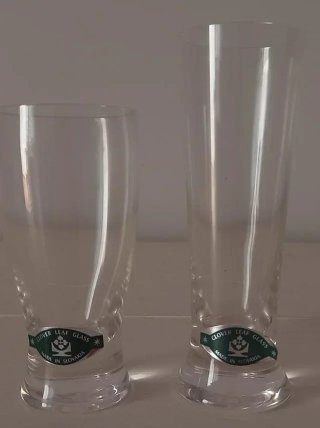 Lotto di 17 bicchieri Clover Leaf Glass