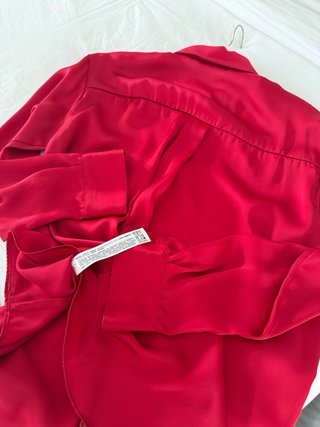 Camisa Zara Roja Talla M