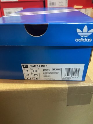 Zapatillas Adidas Samba Beige/Blanco Talla 36