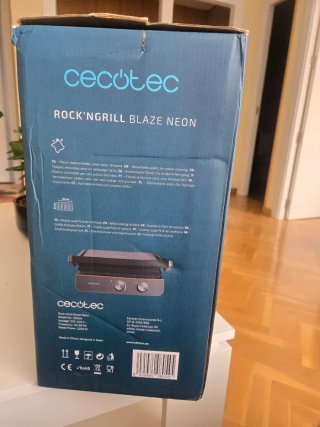 Plancha Cecotec Rock'nGrill Blaze Neon