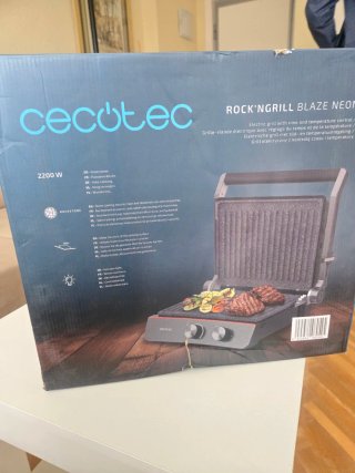 Plancha Cecotec Rock'nGrill Blaze Neon