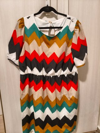 Vestido XL Zigzag Multicolor