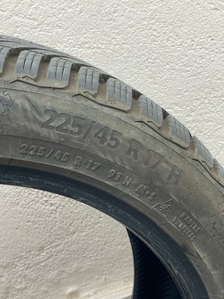 4 Neumáticos 2025 Invierno Continental 225/45R17