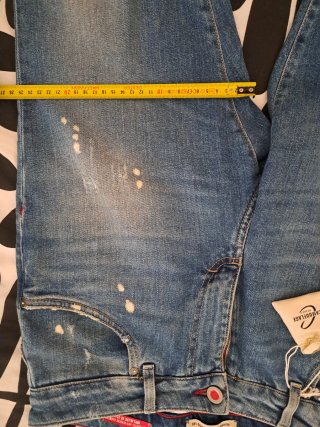 Jeans Uomo Camouflage Slim Fit Taglia 46/48