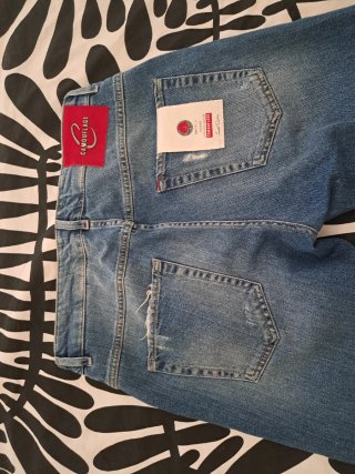 Jeans Uomo Camouflage Slim Fit Taglia 46/48