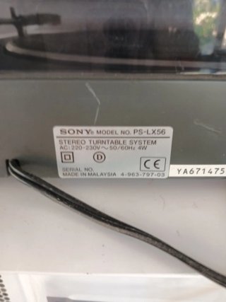 Giradischi Sony PS-LX56 Grigio