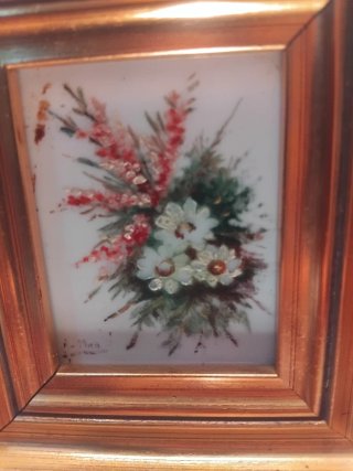 Quadri Vintage Fiori Dorati