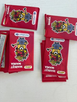 Lote cartas Carrefour Minions y DC