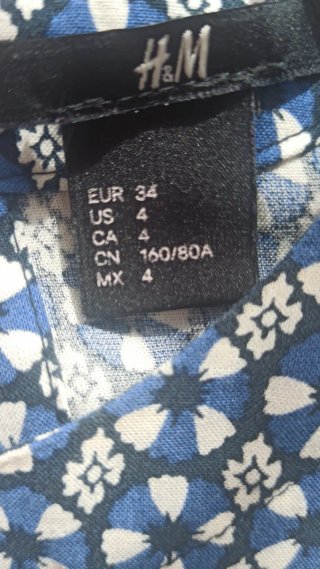 Vestido H&M estampado