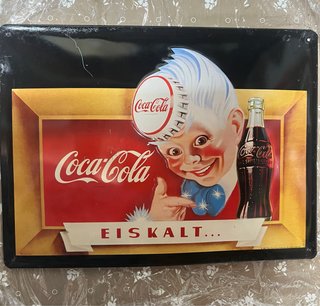 Cartel Metálico Vintage Coca-Cola