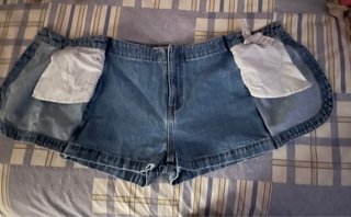 Falda Short Vaquera Stradivarius Talla M