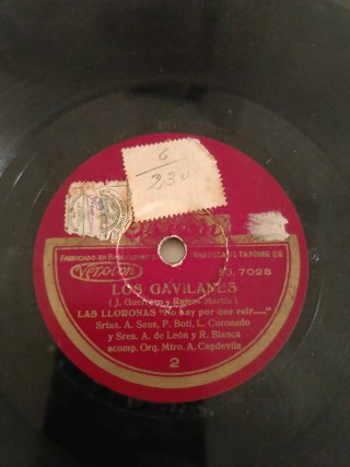 Lote de 4 discos de pizarra