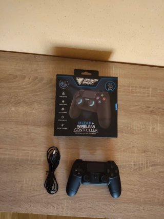 Ps4 Fat + Mando Dragon Shock Negro