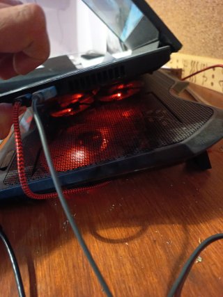 Base Refrigeradora Gamer LED Roja