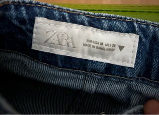 Falda pantalón vaquera Zara