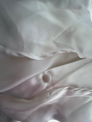 Camisola tacto seda XL botones forrados