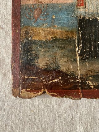 Cuadro religioso antiguo, siglo XVIII