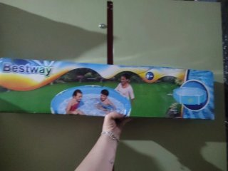 Piscina redonda infantil 580L