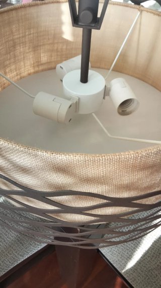 Lámpara de techo diseño ondas