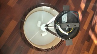 Lámpara de techo diseño ondas