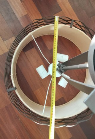 Lámpara de techo diseño ondas